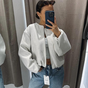 CROPPED BOMBER JACKET