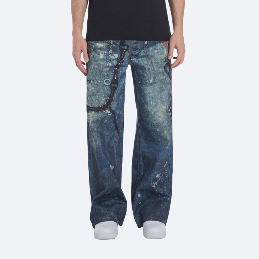 Baggy Chains Jeans