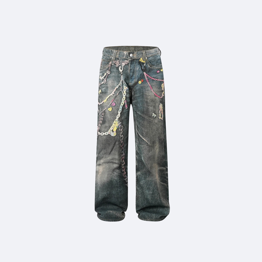 Multi Chain Jeans