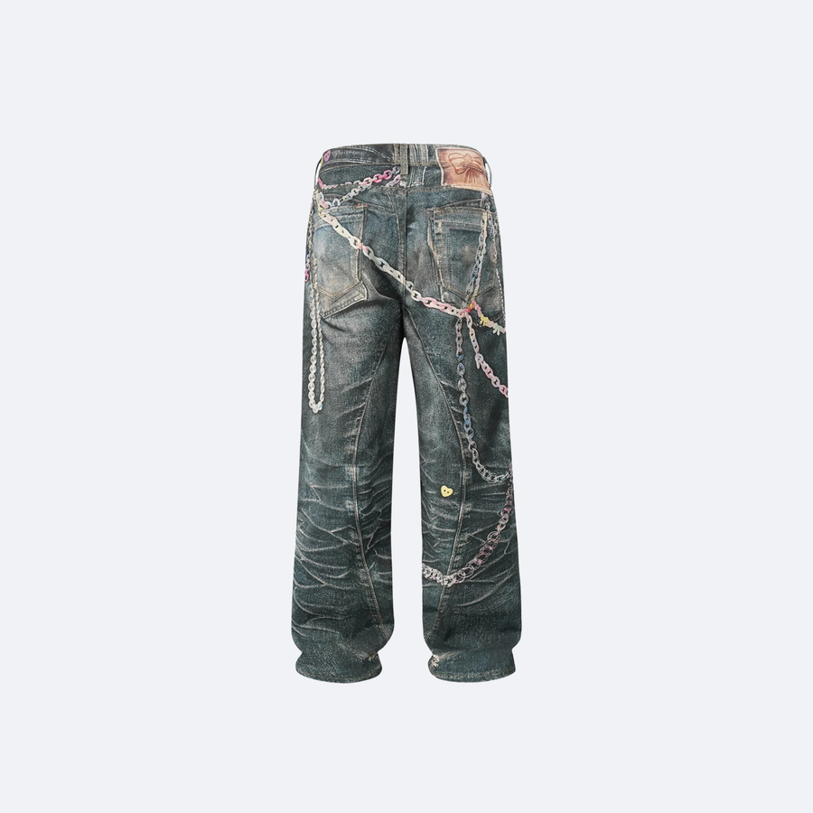 Multi Chain Jeans