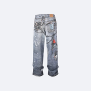 Washed Chain Jean