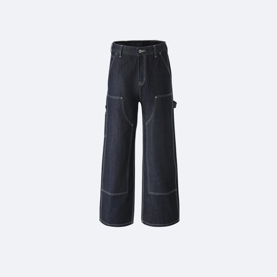 Raw Patch Jeans