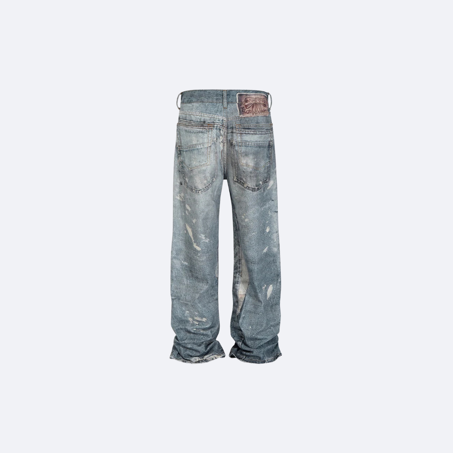 Washed Baggy Jeans