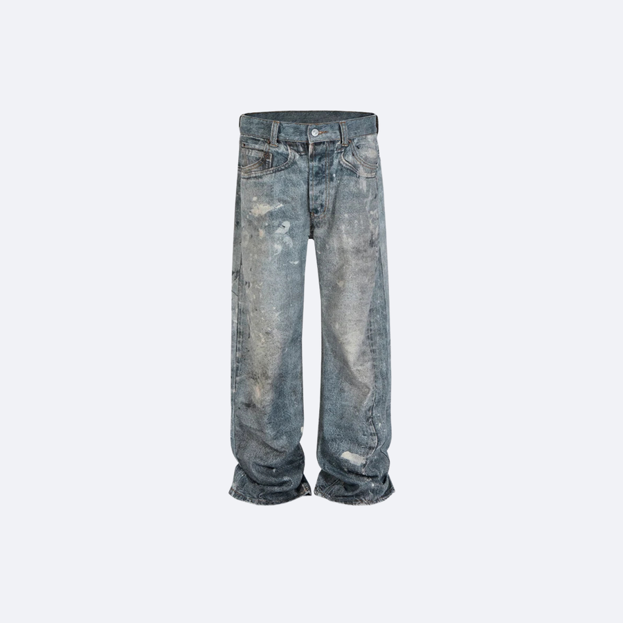 Washed Baggy Jeans